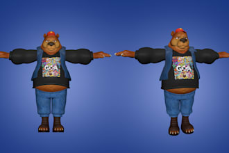 design 3d model ,3d design ,3d character design , texture, 3d printing