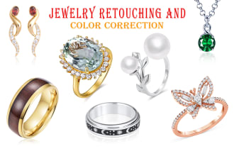 do jewelry retouching and jewellery color correction