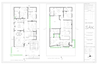 create and design 2d floor plans and architecture 2d layouts