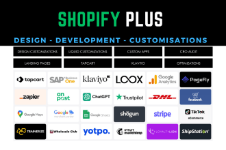 be shopify plus developer for customization and theme tasks