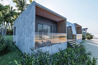 design a pretty beach house