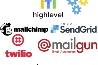 integrate mailgun and twilio in gohighlevel
