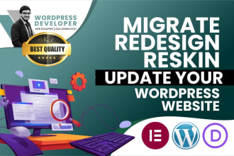 migrate, redesign, reskin, update your wordpress website
