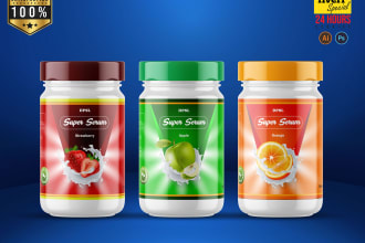 do label design bottle label