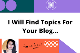 find blog topics and titles for you