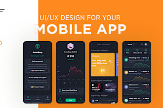 do mobile app design, figma app design, wireframe, web apps, or dashboard UI UX