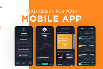 do wireframe design for mobile app, web app dashboard, software ui ux design