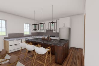 make 3d floor plans ,for house and office using sketchup