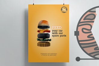 design a poster for your gig, event, or music