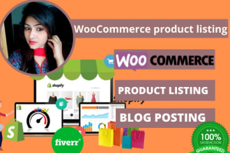 woocommerce products upload and wordpress data entry