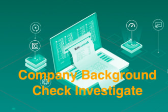 do online background check investigation of your business partners in china