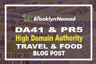 contribute a guest blog post to da41 travel niche
