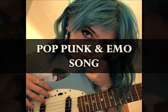 produce catchy pop punk emo  beat instrumental for you
