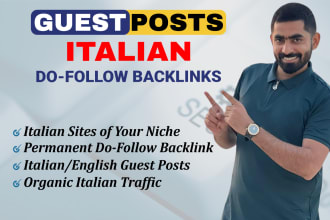 get you guest post backlinks from italian sites