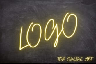 design luxury signature and text logo