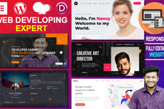create a wordpress portfolio, business, and resume website
