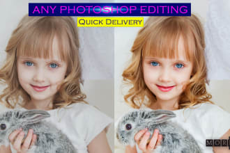 do any kind of photoshop work retouch portrait edit headshot quickly