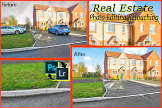 declutter, retouching real estate photo editing