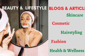 seo optimized beauty, skincare, and fashion blog posts