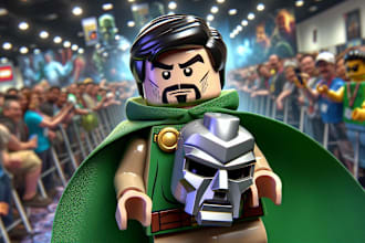 craft your photo as lego minifigure portrait