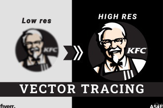 vectorize, recreate, and customize your logo and image