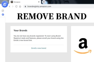 remove the brand from amazon brand registry program