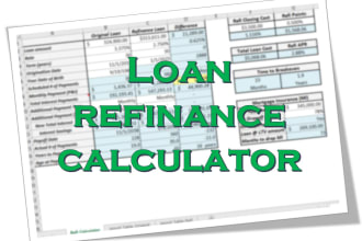 provide a loan refinance calculator spreadsheet