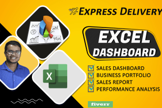 make dynamic dashboard, pivot tables and charts in excel