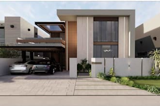 make 2d and 3d drawings building elevation residential as well as commercial