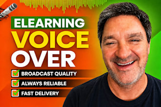 record an american male elearning voice over