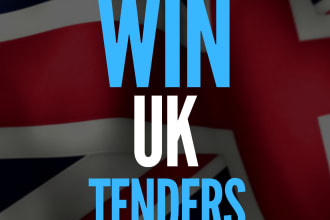 provide bid writing services to win UK tenders, rfps and contracts