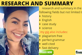 help in research, case study and executive summary in 24hrs