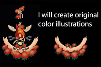 create original color illustrations