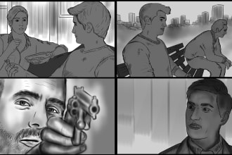 draw storyboards for your project