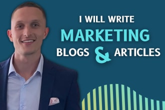 write digital marketing articles and blog posts