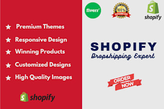 be your shopify expert and dropshipping website designer