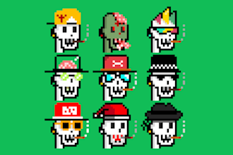 create cryptopunks pixel art for your nft collection