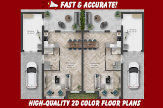 create color 2d floor plans from matterport models or sketch files