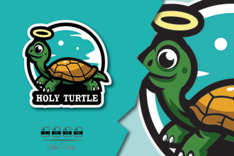design cute cartoon mascot logo