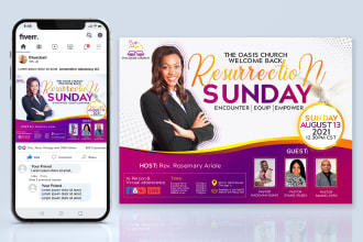 design modern church flyers for church events