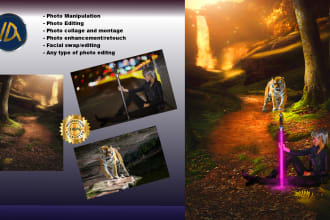do awesome photo manipulation, face swap and image editing