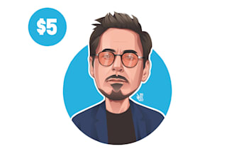 draw avatar bighead caricature from photo in 24 hours