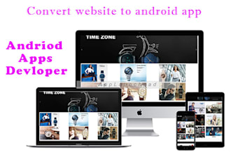 convert website to android app professionally