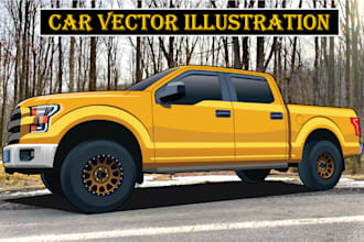 draw car vector illustration