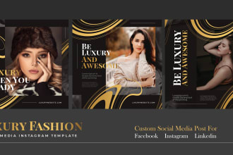design creative social media post for facebook, instagram, linkedin