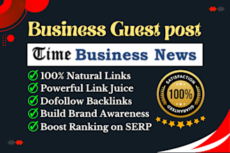 do high authority guest posts on timeusinessnews