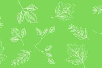 create a floral pattern design