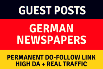 ensure guest posts in websites websites and newspapers with high page views