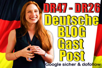 provide a backlink service for german guest posts to increase site metrics