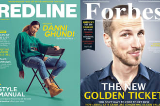 create professional magazine cover with in 5 hours